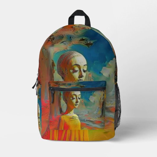 Die Überraschung Bedruckter Rucksack (Vorderseite)