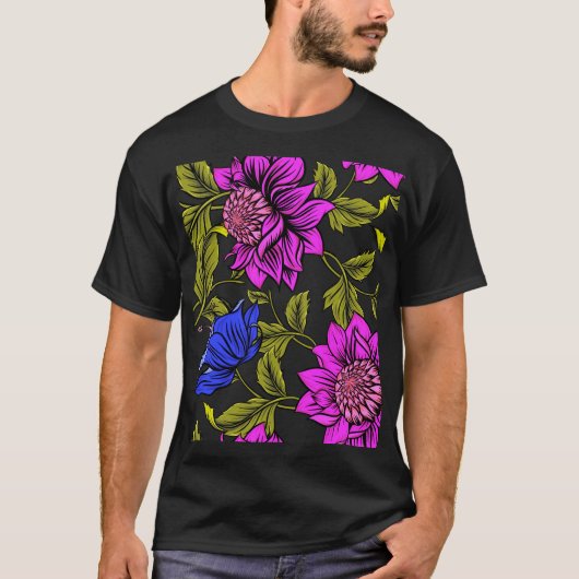 Die Überraschung der Blumen T-Shirt (Vorderseite)