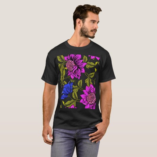 Die Überraschung der Blumen T-Shirt (Vorne ganz)