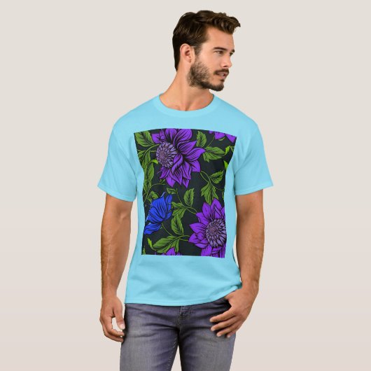 Die Überraschung der Blumen T-Shirt (Vorne ganz)