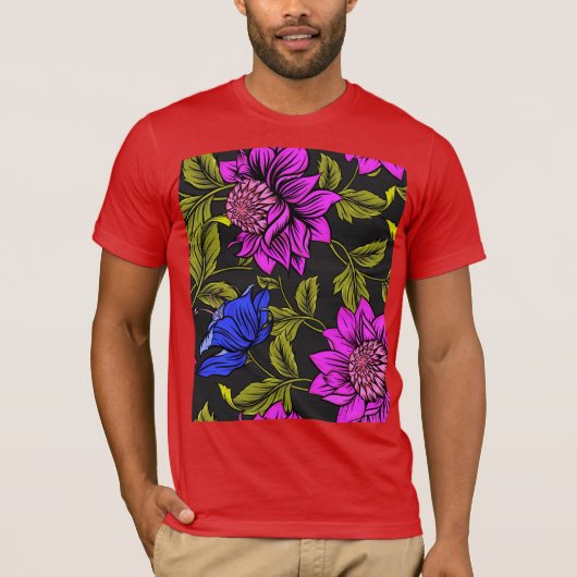 Die Überraschung der Blumen T-Shirt (Vorderseite)