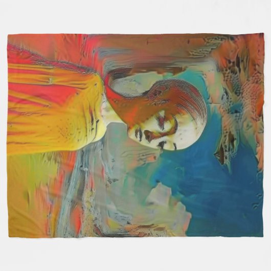 Die Überraschung Fleecedecke (Vorderseite (Horizontal))