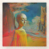 Die Überraschung Glasuntersetzer (Vorderseite)