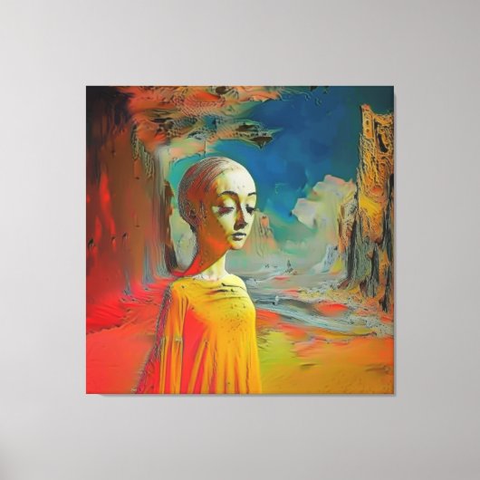 Die Überraschung Leinwanddruck (Vorderseite)