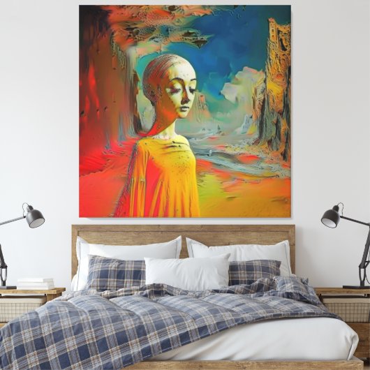 Die Überraschung Leinwanddruck (Insitu (Schlafzimmer))