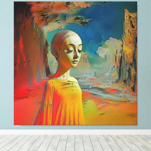 Die Überraschung Leinwanddruck (Insitu (Holzboden))