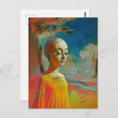 Die Überraschung Postkarte (Vorne/Hinten)