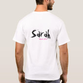 Die überwältigende Brautjungfrau T-Shirt (Rückseite)