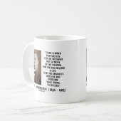 Die überwundenen Hindernisse des Disponent-T. Kaffeetasse (Vorderseite Links)