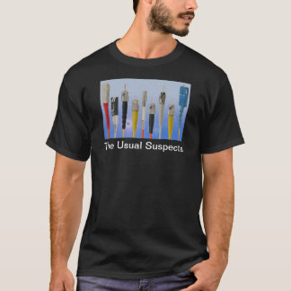 Die üblichen Verdächtigen (Glasfaser) T-Shirt