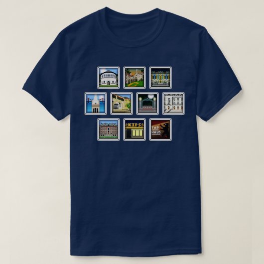 Die UC Berkeley Kollektion HORIZONTAL T-Shirt (Design vorne)