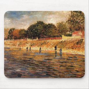 Die Ufer der Seine von Vincent van Gogh Mousepad