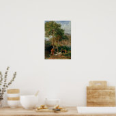 Die Ufer des Lecco-Sees Poster (Küche)