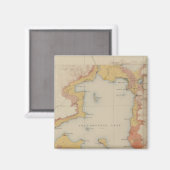 Die Ufer des Yellowstone Lake Magnet (Vorderseite/Rückseite)
