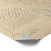 Die Ufer des Yellowstone Lake Poster (Ecke)