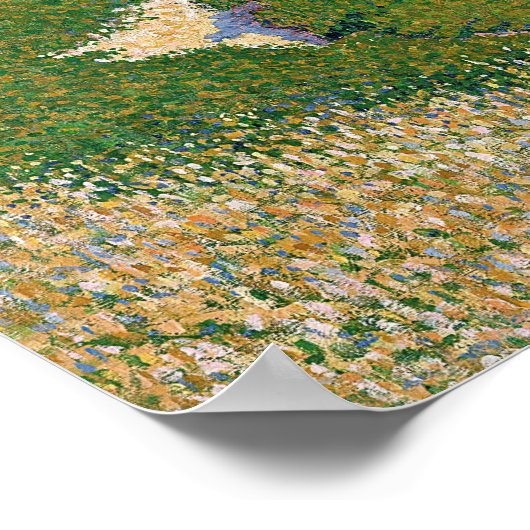 Die Ufer, Petit-Anwede, 1886 Poster (Ecke)