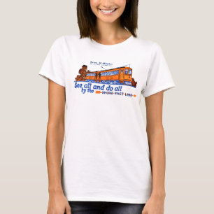 Die Ufer-schnelle Linie Laufkatze-Service T-Shirt
