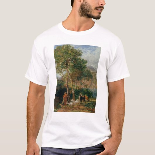Die Ufer von See Lecco T-Shirt (Vorderseite)