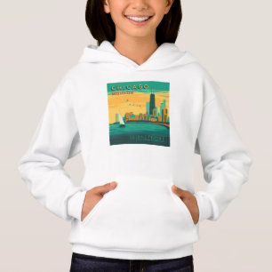 Die Uferpromenade   Chicago, Illinois Hoodie