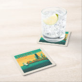 Die Uferpromenade | Chicago, Illinois Rechteckiger Pappuntersetzer (Vor Ort)