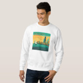 Die Uferpromenade | Chicago, Illinois Sweatshirt (Vorne ganz)