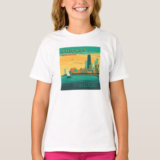 Die Uferpromenade | Chicago, Illinois T-Shirt (Vorderseite)