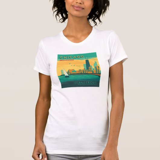 Die Uferpromenade | Chicago, Illinois T-Shirt (Vorderseite)