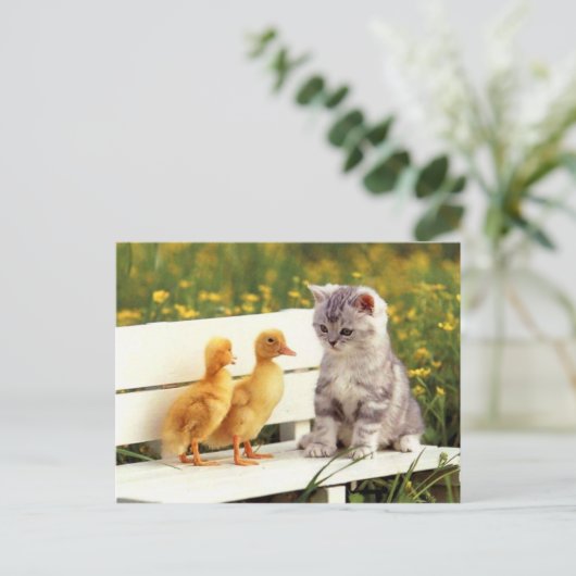 Die Ugly Duck Postcard Postkarte (Stehend Vorderseite)