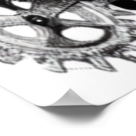 Die Uhr | AI Art Poster (Ecke)