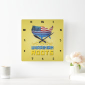 Die Uhr der amerikanischen ukrainischen Roots Wall (Zuhause)