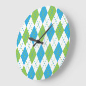 Die Uhr der blauen und grünen Raute (Winkel)