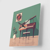 Die Uhr der eleganten Musik (Winkel)