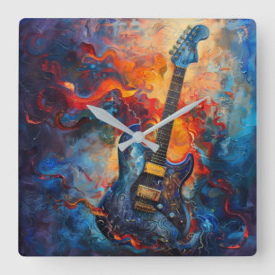 Die Uhr der elektrischen Gitarre