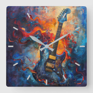 Die Uhr der elektrischen Gitarre