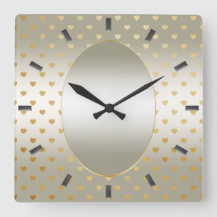 Die Uhr der goldenen Herzen