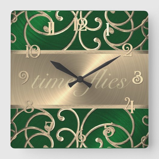 Die Uhr der Grün- und Goldzeit (Vorderseite)