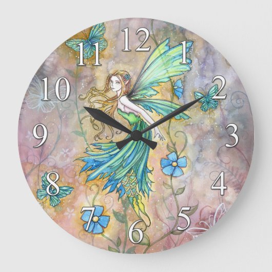 Die Uhr der grünen Blume Märchen und Schmetterling (Vorderseite)