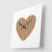 Die Uhr der Herzstreifenwand (Winkel)