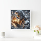 Die Uhr der Uhrmachermauer (Zuhause)