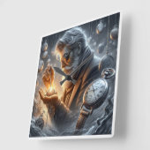 Die Uhr der Uhrmachermauer (Winkel)