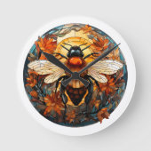 Die Uhr der verglasten Bienenwand (Vorderseite)