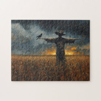 Die Uhr der Vogelscheuche Puzzle