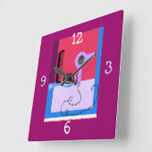 Die Uhr des Haar-Stylisten (Winkel)