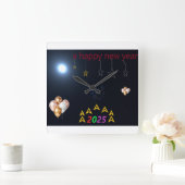 Die Uhr des Neujahrs (Zuhause)