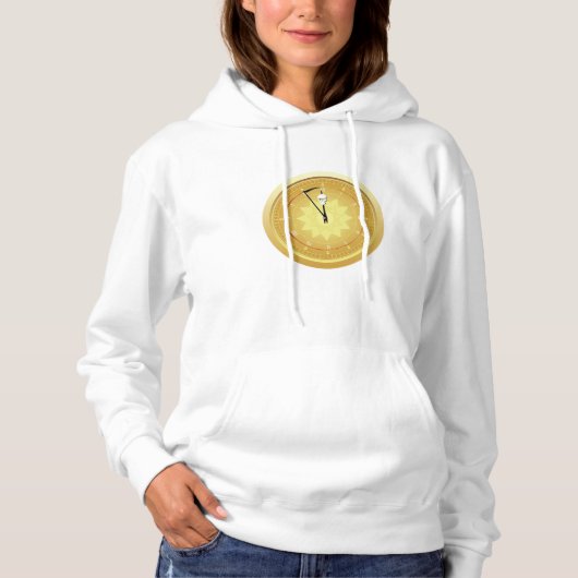 Die Uhr des Todes Hoodie (Vorderseite)