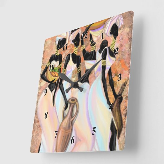 Die Uhr für afrikanische Frauen (Winkel)