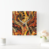 Die Uhr für afrikanische Stammesmuster (Zuhause)