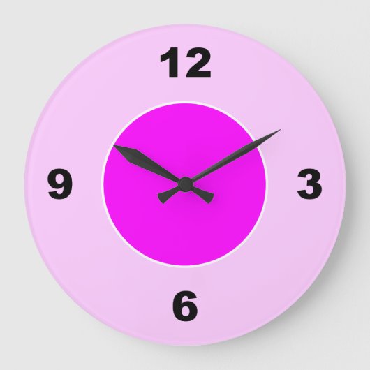 Die Uhr für die hellen und dunkelrosa großen schwa (Vorderseite)