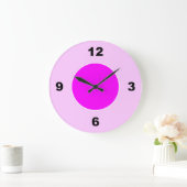 Die Uhr für die hellen und dunkelrosa großen schwa (Zuhause)