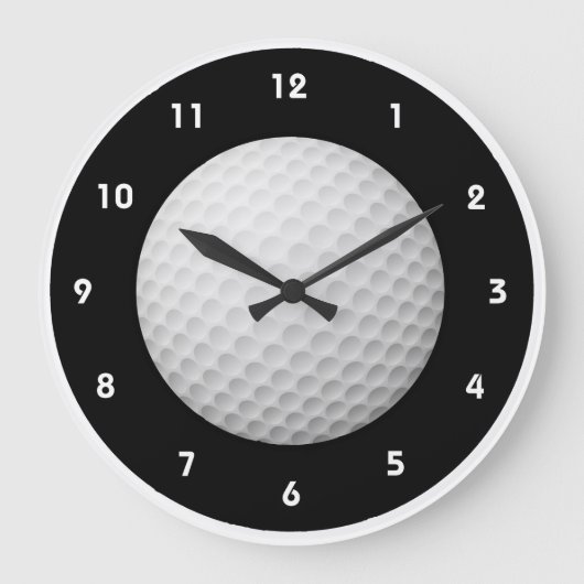 Die Uhr für die Konstruktion von Golfballen (Vorderseite)